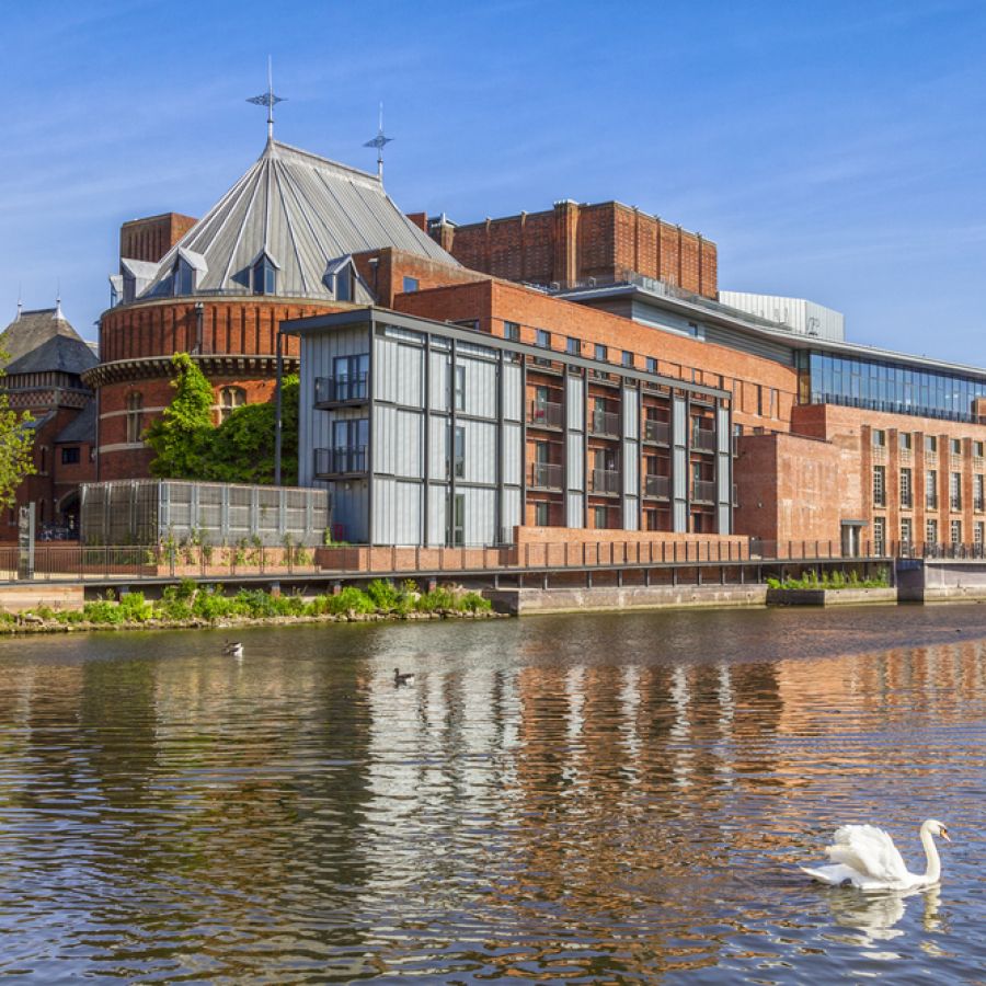 Stratford Upon Avon Shows: The Royal Shakespeare Theatre from outside