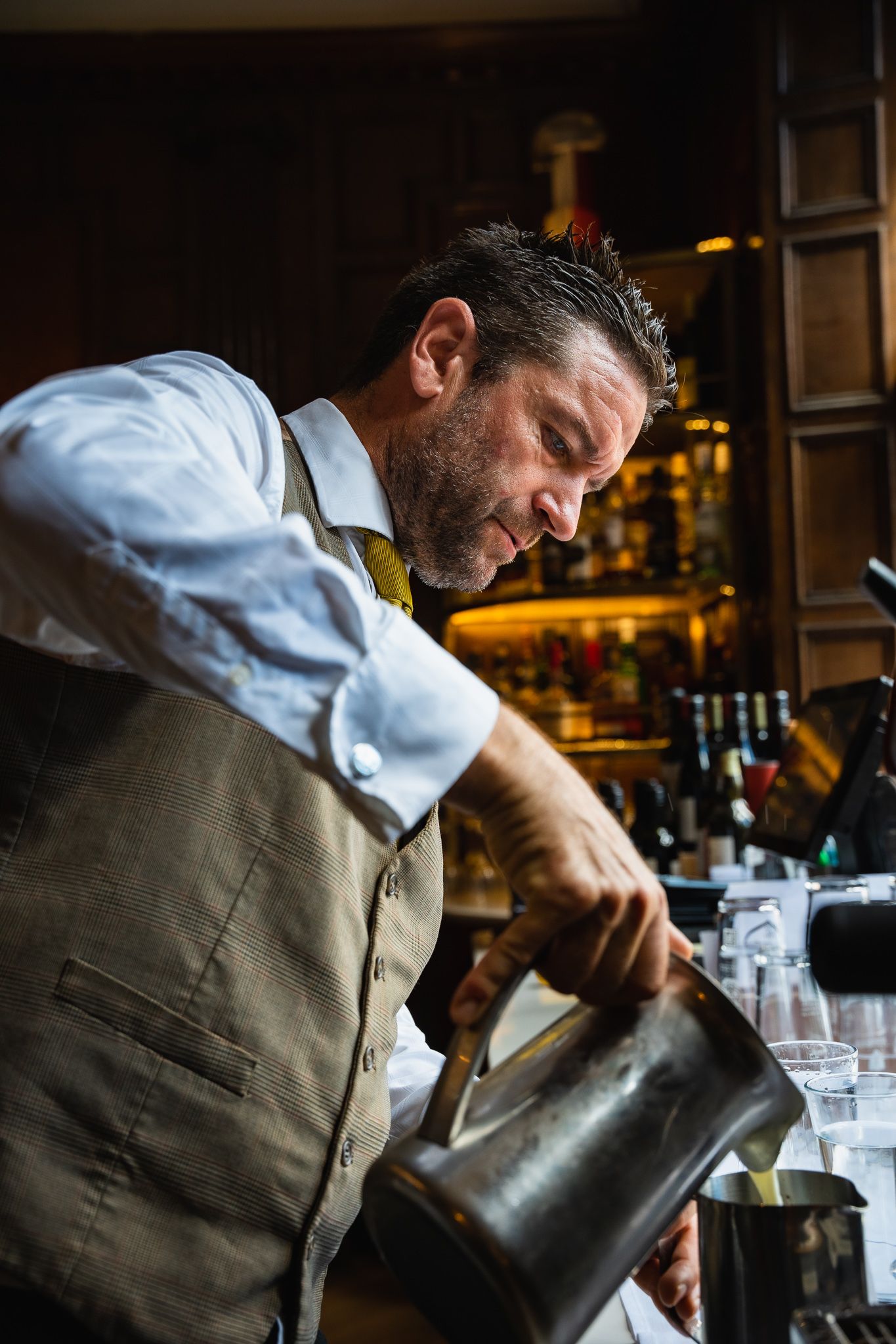 Working in Hospitality | Our team making drinks at the bar