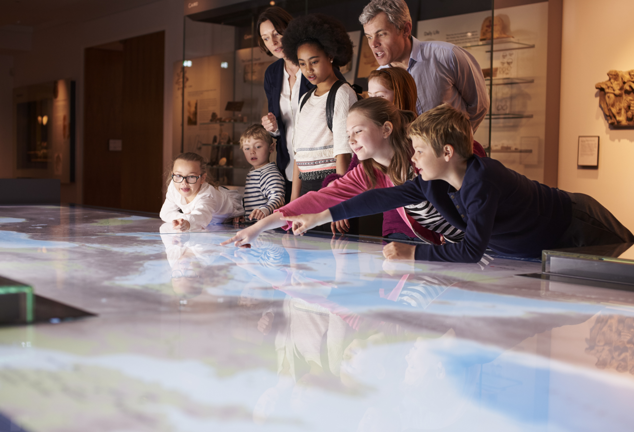 Interactive museum cultural exploration