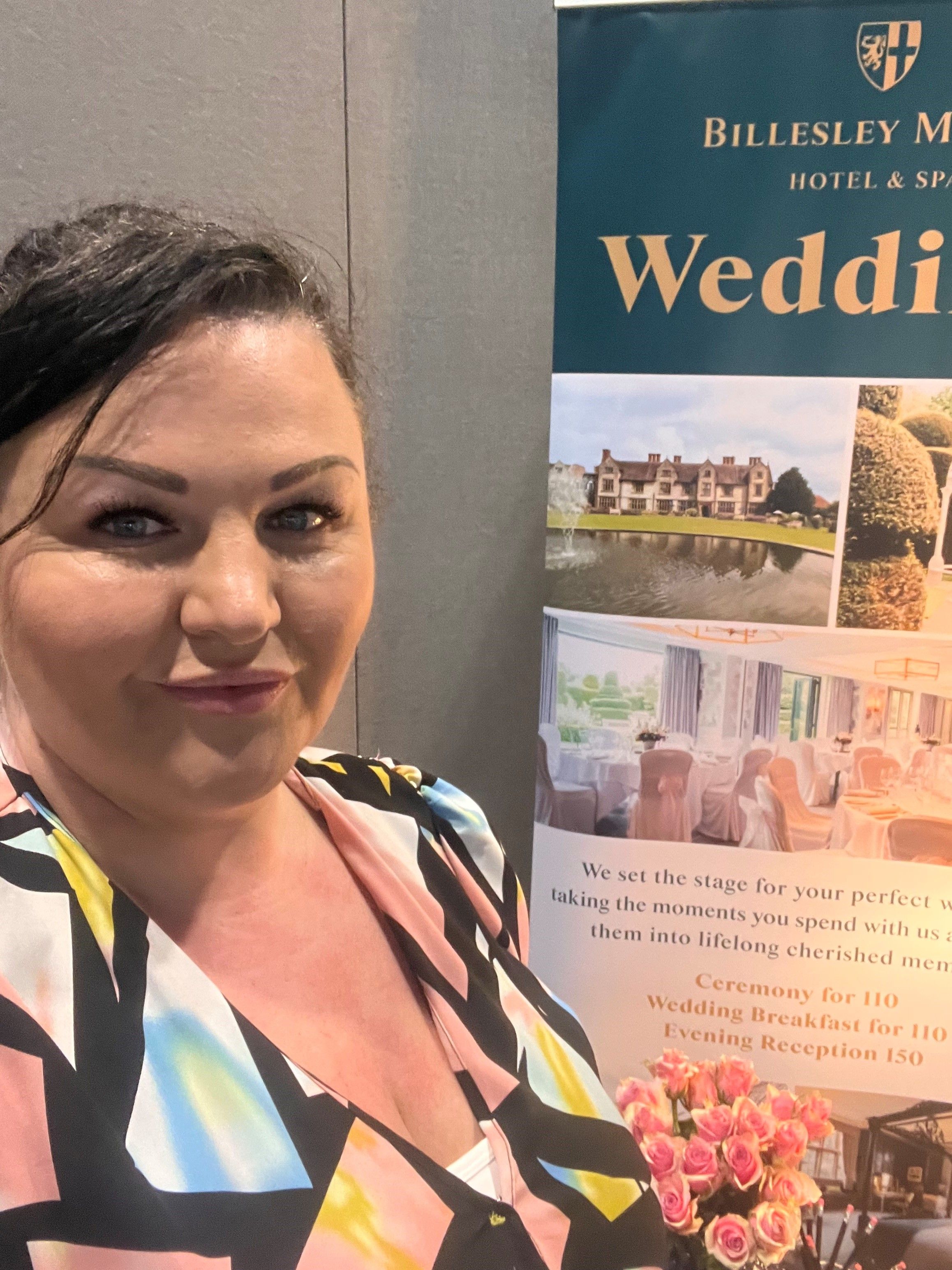 Luxury Hotel in Stratford upon Avon | An image of Laura at the wedding fayre